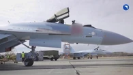 Agile e minaccioso, la silhouette del nuovo caccia russo Su-35S nel video propagandistico