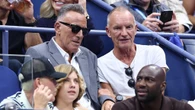 Parata di vip sulle tribune degli Us Open, Sting Springsteen e Lindsey Vonn nel box di Jannik