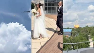 Sposarsi sotto i droni a Zaporizhzhia -VIDEO