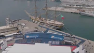 Nave Vespucci è tornata a Genova dopo 23 mesi di navigazione in giro per il mondo