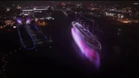 Il video dello spettacolare show con i droni che ha "riportato" il Titanic al porto di Belfast