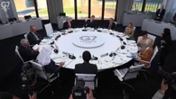G7 di Evian, i leader alla sessione sul Medioriente con Egitto, Emirati Arabi Uniti e Qatar