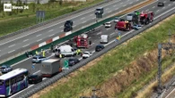 Contromano per 7 km sull'autostrada, 4 morti e una donna ferita