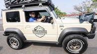 Kendarai Jimny Jangkrik, AHY dan Istri Nostalgia di Kota Kembang