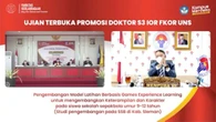Jadi Penguji Mahasiswa S3 UNS, Ini Harapan Menpora Amali Terhadap Penelitian Sulistiyono