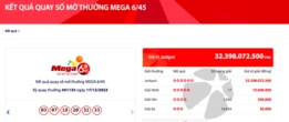 Tìm thấy vé trúng Vietlott hơn 32 tỷ đồng