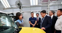 Thi công thần tốc chỉ 7 tháng, tập đoàn của tỷ phú Phạm Nhật Vượng khánh thành nhà máy xe điện thứ 2 ở VN