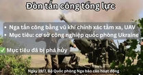 Hỏa lực trút xuống nơi sản xuất linh kiện tên lửa và trận địa UAV