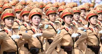 9 khối nữ chiến sĩ Công an, Quân đội tổng hợp luyện cho ngày 2/9: Vượt nắng hè, rèn ý chí, vững bước chân