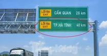 Biển báo địa danh ‘lạ’ trên cao tốc Hà Tĩnh được trả lại tên