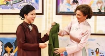 Phu nhân Tổng Bí thư mời Tổng Giám đốc UNESCO thưởng thức tiệc trà