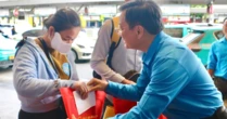 Chủ tịch LĐLĐ tỉnh Bình Dương phát biểu xúc động tại hội nghị trước khi hợp nhất với TP HCM