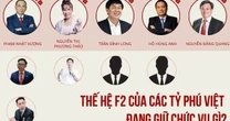 Làn sóng F2 “hiếm có, khó tìm” của tỷ phú Việt: Người SN 2001 vào top giàu nhất sàn chứng khoán, người kế thừa ông Phạm Nhật Vượng giữ vị trí quan trọng ở hệ sinh thái tỷ đô