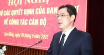 Công bố các quyết định của Ban Bí thư về công tác cán bộ tại Cao Bằng