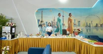 Vietnam Airlines mang trải nghiệm Phòng chờ Bông Sen sang trọng, đẳng cấp quốc tế tới Triển lãm A80
