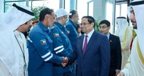 Thăm tổ hợp 27 tỷ USD là niềm tự hào của Kuwait, Thủ tướng đề cập tới siêu dự án có 3 nước tham gia ở VN