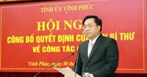 Phê chuẩn kết quả bầu Chủ tịch UBND tỉnh Vĩnh Phúc đối với ông Trần Duy Đông