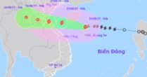 Bão số 5 liên tục tăng cấp, lao nhanh vào miền Trung, có thể gây mưa lớn trên 700 mm