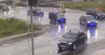 Ông Putin đi xe bọc thép tới bờ Thái Bình Dương trước khi bay tới Alaska