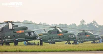 Phi đội trực thăng Mi-8, Mi-17 rèn đội hình trên không, sẵn sàng cho đại lễ 2/9