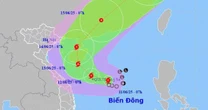 Bão số 1 mạnh cấp 8, giật cấp 10 trên Biển Đông, có thể mạnh thêm