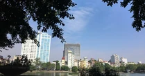 Hiếm hoi có ngày chất lượng không khí tốt trên toàn thành phố Hà Nội