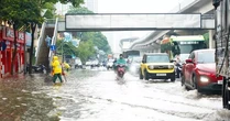 Cảnh báo ngập úng tại nội thành Hà Nội, lũ trên sông Hồng, sông Đuống do bão số 3