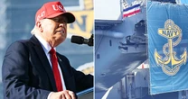 Tàu sân bay lộ 'vết sẹo 8 tháng chưa lành' - Ông Trump phát biểu ngay phía trước: Hải quân Mỹ nói sao?