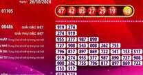 Một vé số Vietlott trúng giải Jackpot 1 trị giá hàng trăm tỉ đồng