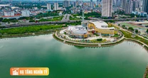 Toàn cảnh công viên hơn 740 tỷ, có cung thiếu nhi 1.300 tỷ sắp hoàn thiện, nằm ngay gần 'thung lũng Silicon" của Hà Nội