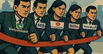 Xếp hạng lợi nhuận ngân hàng quý 1/2025: Techcombank bứt phá tăng liền 5 bậc, VietinBank, BIDV, VPBank, ACB cùng trượt dài