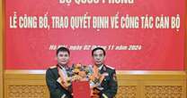 Trao quyết định bổ nhiệm 2 Phó Tổng giám đốc Tập đoàn Công nghiệp - Viễn thông Quân đội (Viettel)