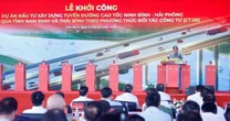 Thủ tướng dự lễ khởi công cao tốc Ninh Bình - Hải Phòng, dự án được đầu tư theo phương thức đối tác công tư lớn nhất từ trước đến nay