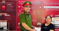 Người phụ nữ đến trình báo, công an lập tức xác minh người nhận gần 30 triệu đồng tiền chuyển khoản qua ngân hàng