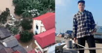 Nguyễn Đại Phát, SN 2006 đem drone giá 400 triệu "cứu" người bị cô lập ở vùng lũ Bắc Ninh