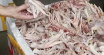 Phát hiện kho đông lạnh chứa hàng nghìn chân gà, xúc xích lậu