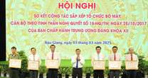 Sau tinh gọn bộ máy, Hậu Giang giảm hàng chục cơ quan cấp tỉnh