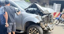Xe bán tải gây tai nạn liên hoàn rồi chạy một đoạn xa, nhưng chưa xác định tài xế có cố ý hay không