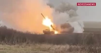 Tornado-S san phẳng cứ điểm quân đội ở Dnipropetrovsk