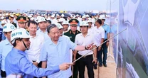 Kiểm tra siêu sân bay 16 tỷ USD lớn nhất Việt Nam, Tổng Bí thư nhấn mạnh 'không thể chậm trễ được, chậm ngày nào là đất nước thiệt ngày ấy'