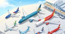 So găng năng lực đội bay của Vietnam Airlines, Vietjet Airs, Sun PhuQuoc Airways, Vietravel Airlines...