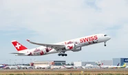 Swiss moves up US debut of posh new Airbus A350