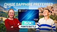 Points Battle: 2 trips, 150,000 points, 1 card — who will win?