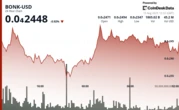 BONK Holds Key Support After Heavy Selling Hits Solana Meme Token