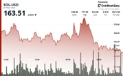 Solana Drops Below Key $165 Level as Technical Support Cracks
