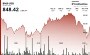 BNB Hovers Near $850 After Brief Rally Above $855 as Sellers Return