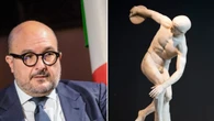 Sangiuliano sulla vicenda Discobolo: “Vicenda assurda, aspettiamo il ritorno della base in Italia”