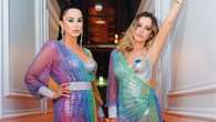 Paola e Chiara al Pride di Roma indossano l’arcobaleno e brillano con gli abiti di cristalli