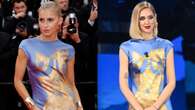 Caroline Daur a Cannes 2023 “imita” Chiara Ferragni: sul red carpet indossa l’abito col corpo dipinto