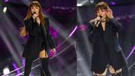 Annalisa a Sanremo senza pantaloni: come ha trasformato il trend con culotte e reggicalze